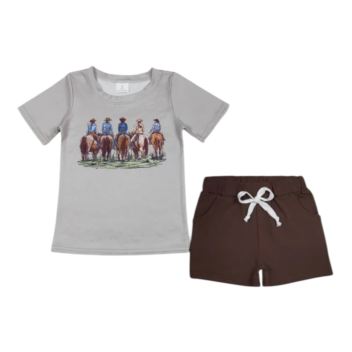 Cowboy Shorts Set