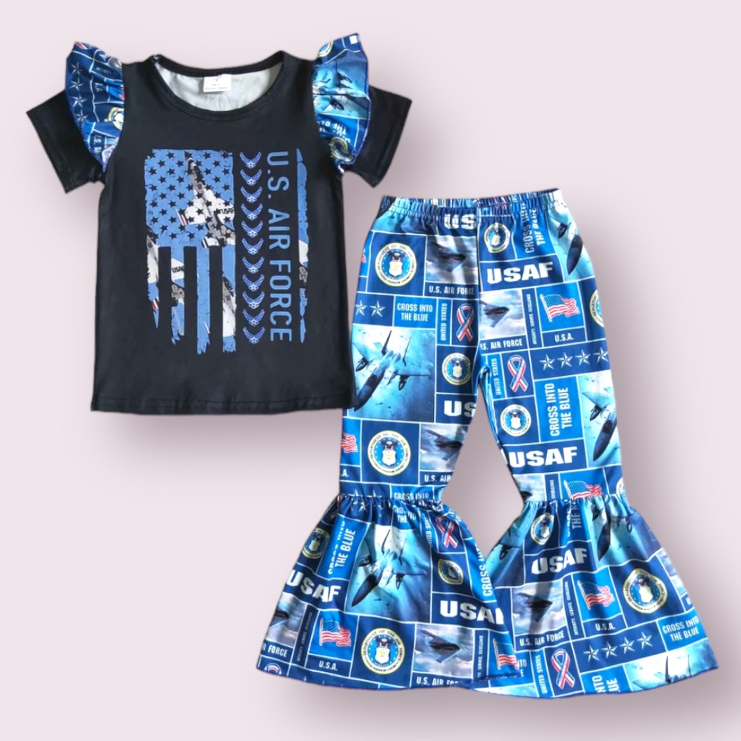 Airforce Bell Pants Set