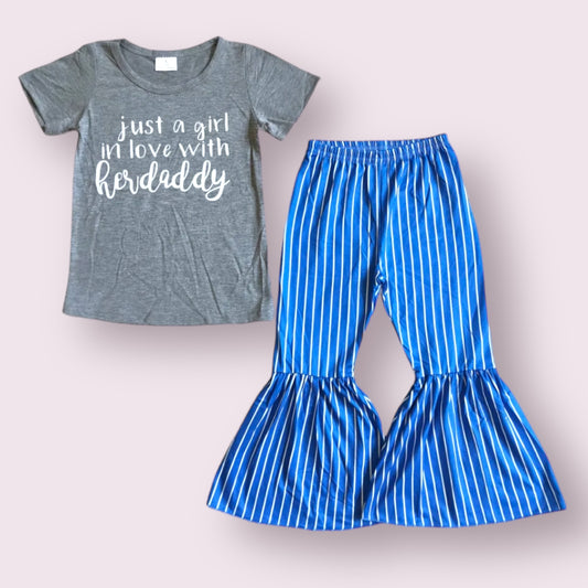 Daddy’s Girl Bell Pant set