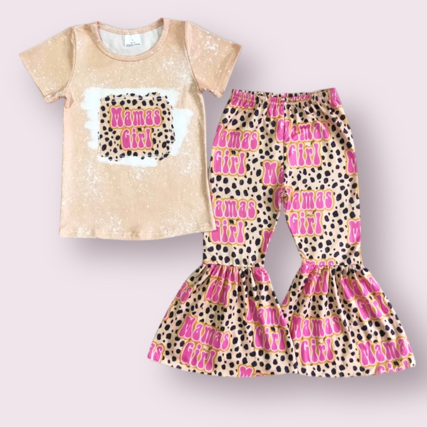 Mama Girl Bell Pants Outfit Set