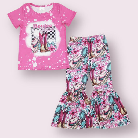 Bougee Cowgirl Bell Pant set