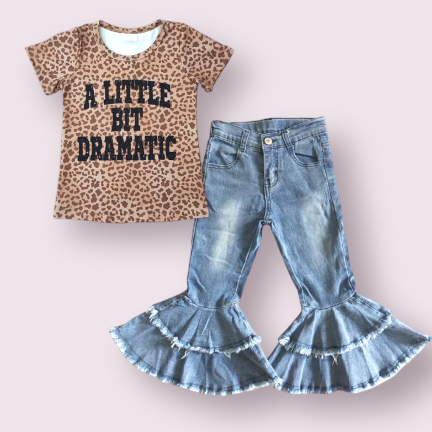 Little Bit Dramatic Top and Jeans