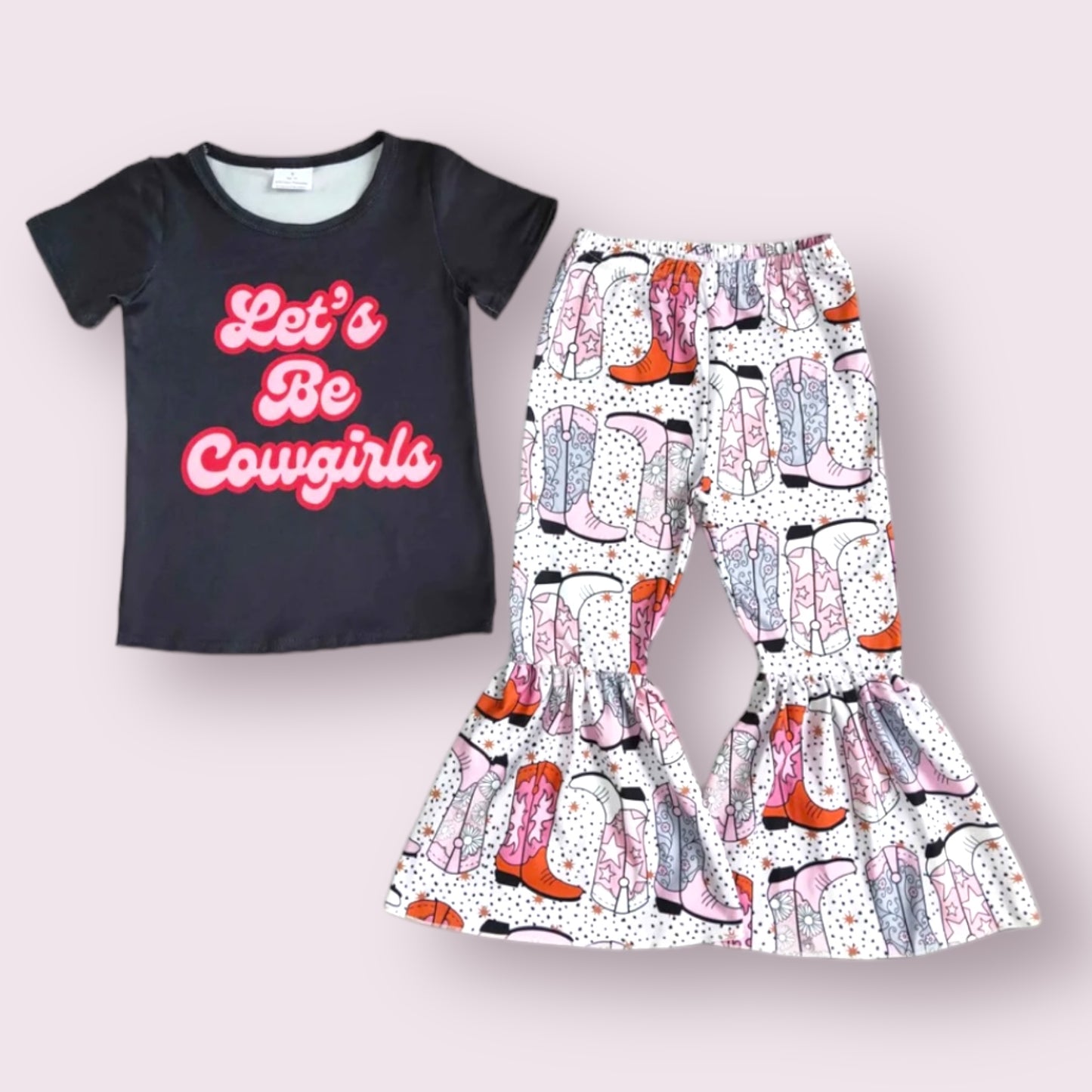 Let’s Go Cowgirls Bell Pant set