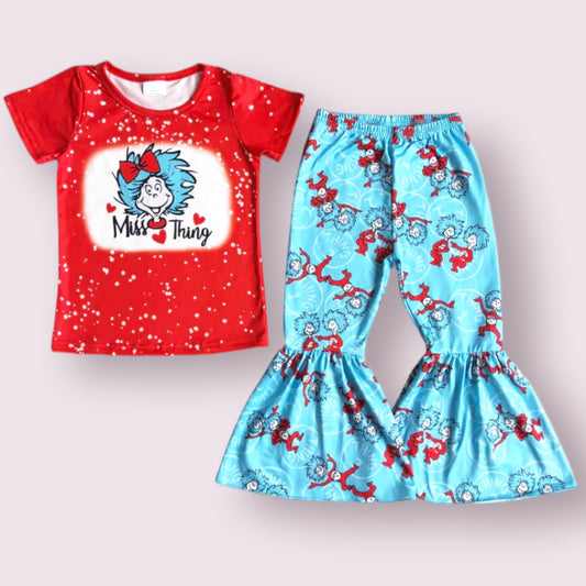 School Bell Pants Outfit Set