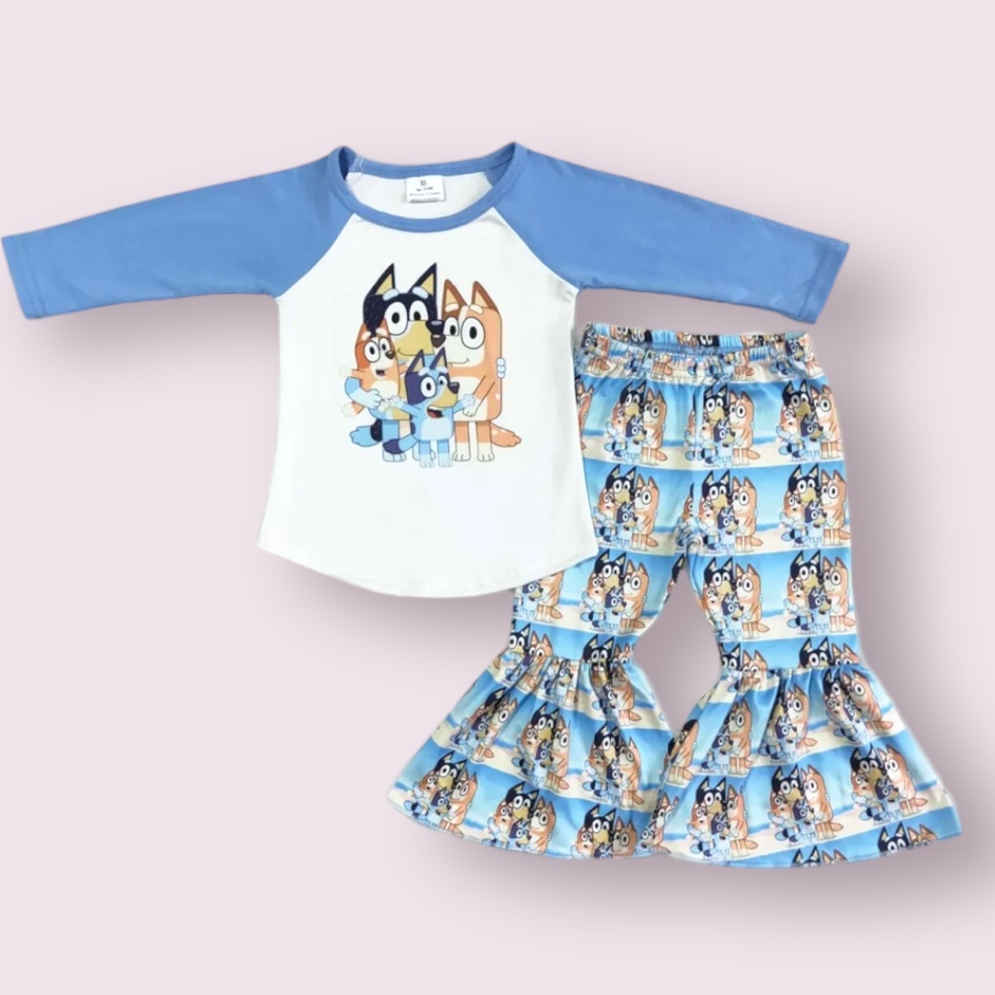 Blue Dog Bell Outfit