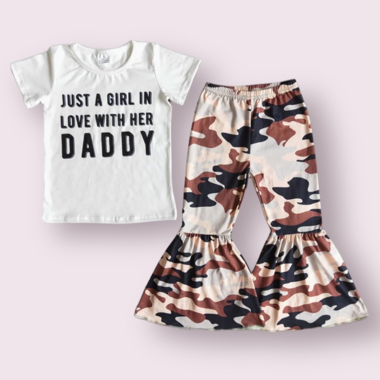Love with Daddy Bell Pant set