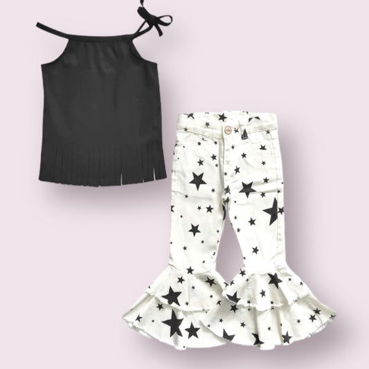 Tank and Stars Denim Outfit