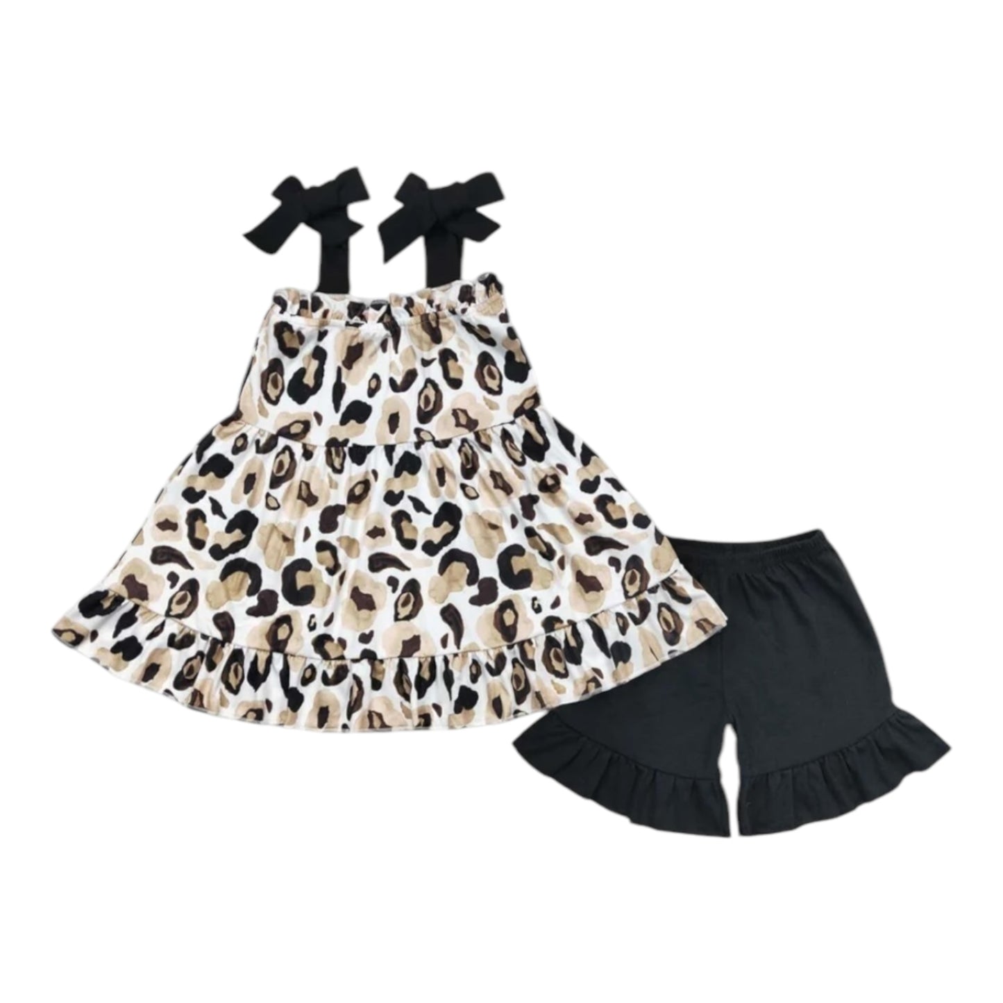 Leopard Shorts Set