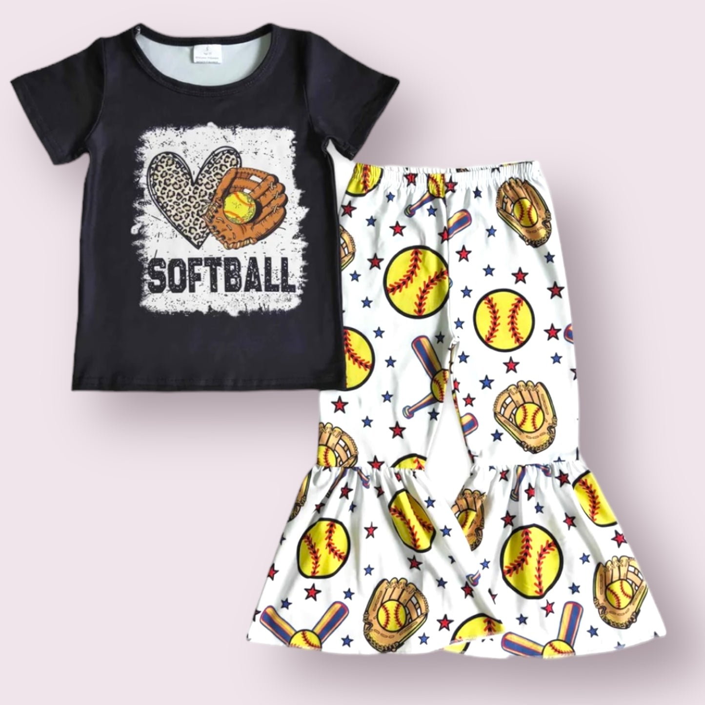 Softball Girl’s Bell Pant set