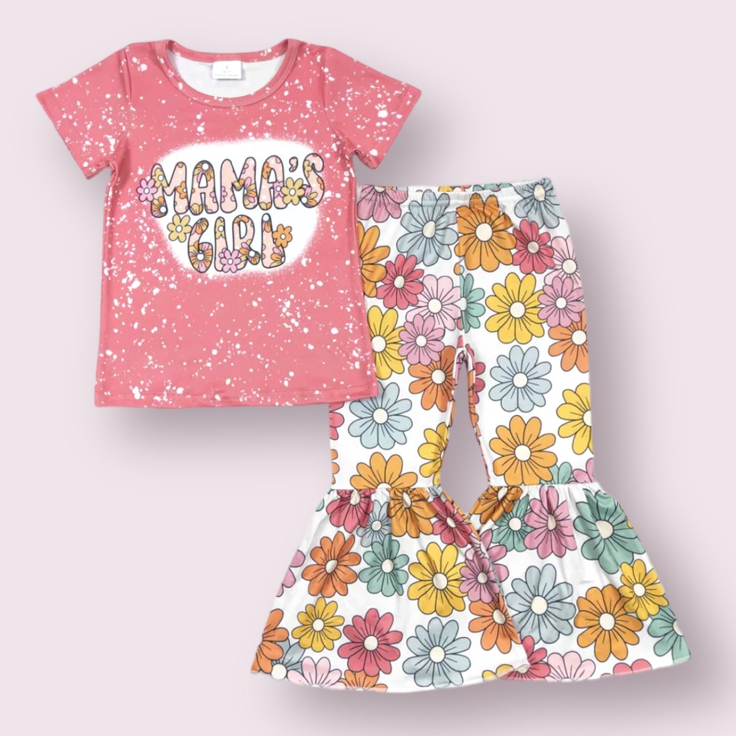 Mama Girl Bell Pants Outfit Set