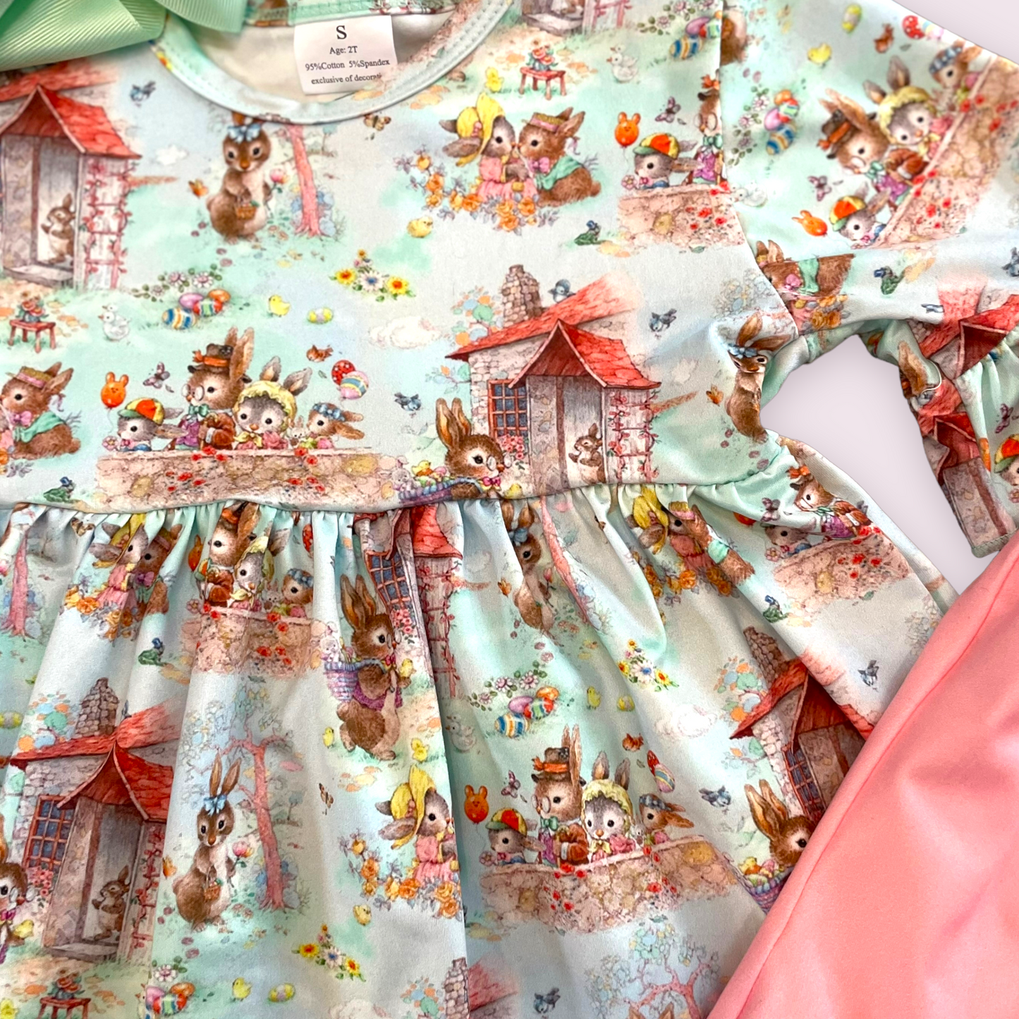 Vintage Print Easter Outfit