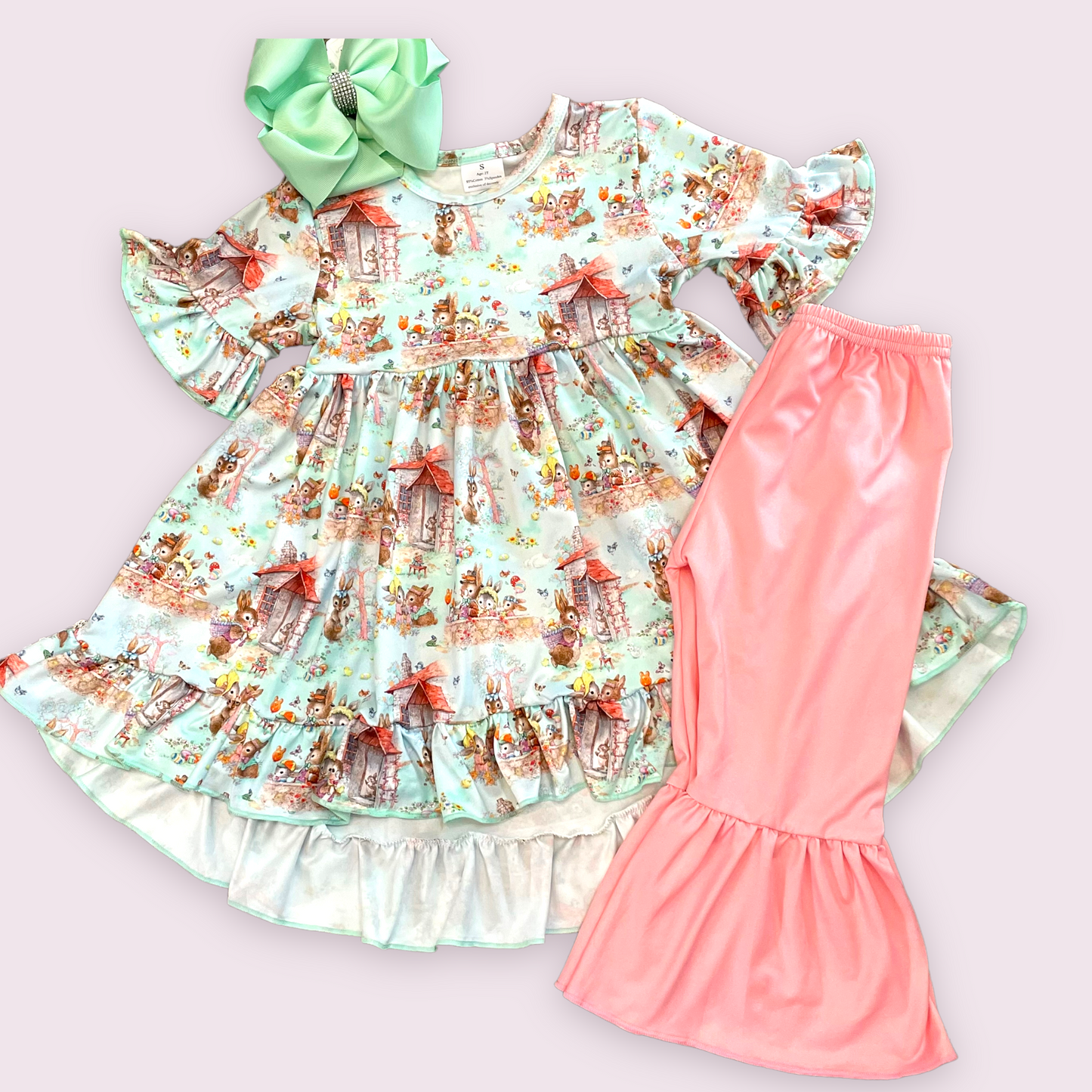 Vintage Print Easter Outfit